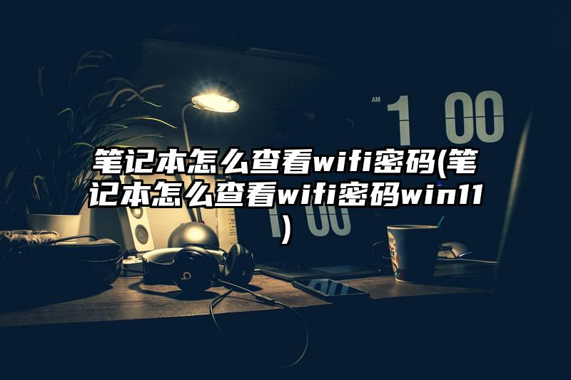 笔记本怎么查看wifi密码(笔记本怎么查看wifi密码win11)