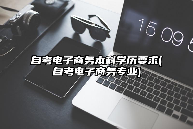 自考电子商务本科学历要求(自考电子商务专业)