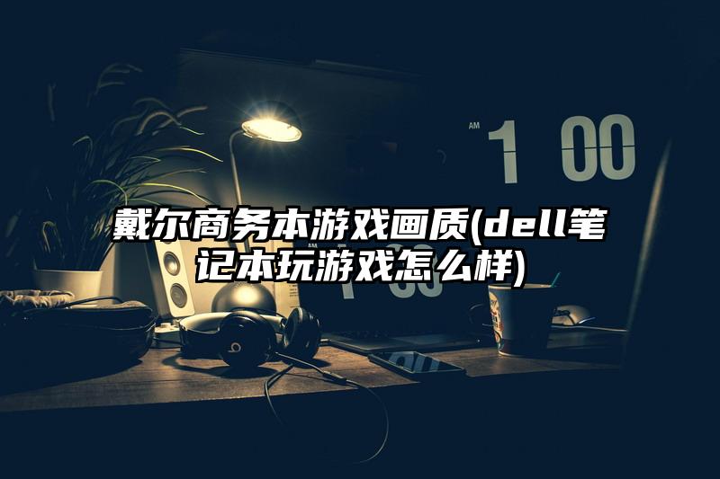 戴尔商务本游戏画质(dell笔记本玩游戏怎么样)