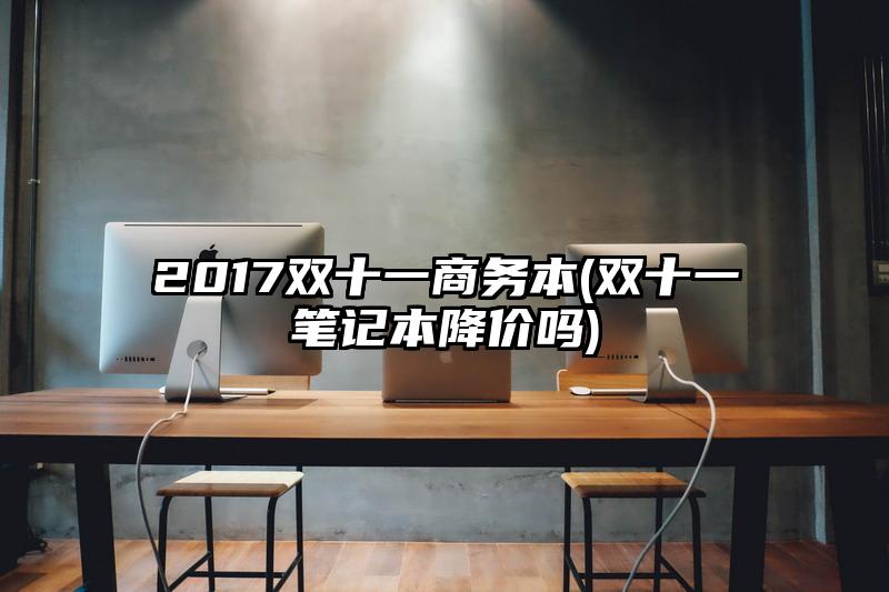 2017双十一商务本(双十一笔记本降价吗)